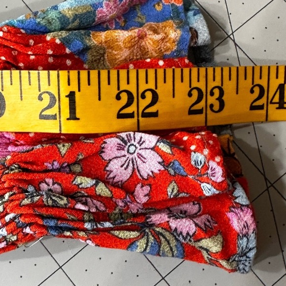 Free People Spell & the Gypsy SZ SM Collective Patchwork Cha Cha Boho Midi Dress - Picture 7 of 15